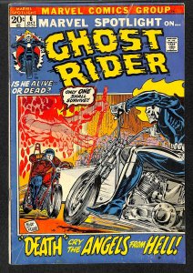 Marvel Spotlight #6 VG- 3.5 2nd Ghost Rider! Comics