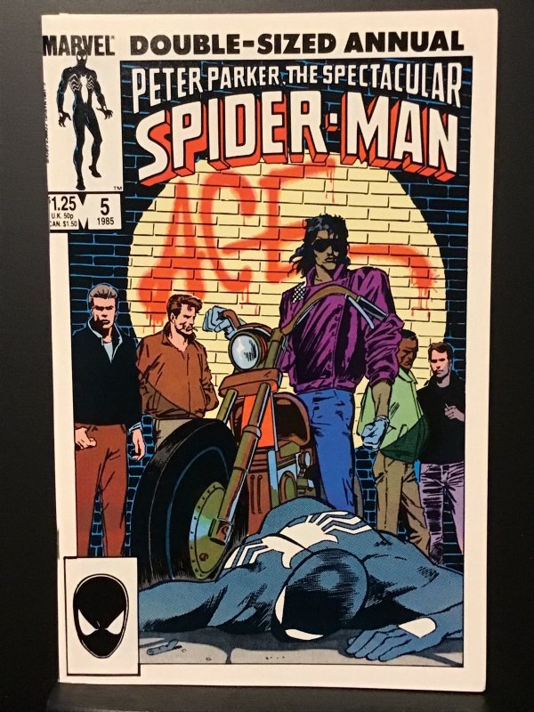 The Spectacular Spider-Man Annual #5 (1985) NM- 9.2 1st appearance Ace Spencer