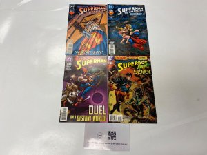 4 DC comic books Superman Man Steel #44 57 Superman #148 Superboy #2 78 K17