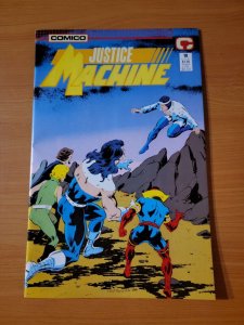 Justice Machine #18 ~ NEAR MINT NM ~ 1988 Comico Comics