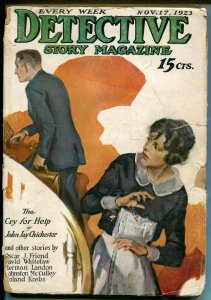 DETECTIVE STORY 11/17/1923-MYSTERY & CRIME PULP-THUBWAY THAM-McCULLEY-fr