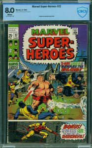 Marvel Super-Heroes #22 (Marvel, 1969) CBCS 8.0