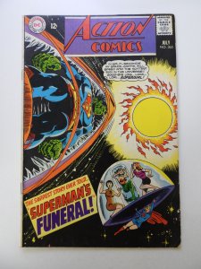Action Comics #365 (1968) VG/FN condition ink stains