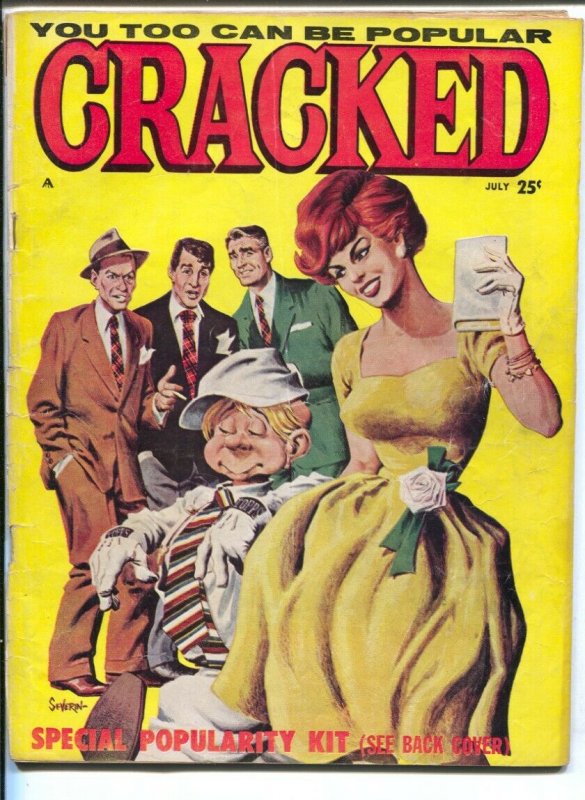 Cracked Magazine #20 1961-Major-Sinatra rat pack cover-John Severin-Vic Marti...