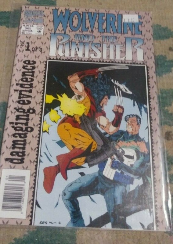 WOLVERINE AND THE PUNISHER #1  2008  MARVEL  PT 1 DAMAGING EVIDENCE  