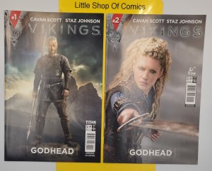 Vikings Godhead #1 2 3 4 1-4  Set Cover B Photo Variant 2016 Titan Comics