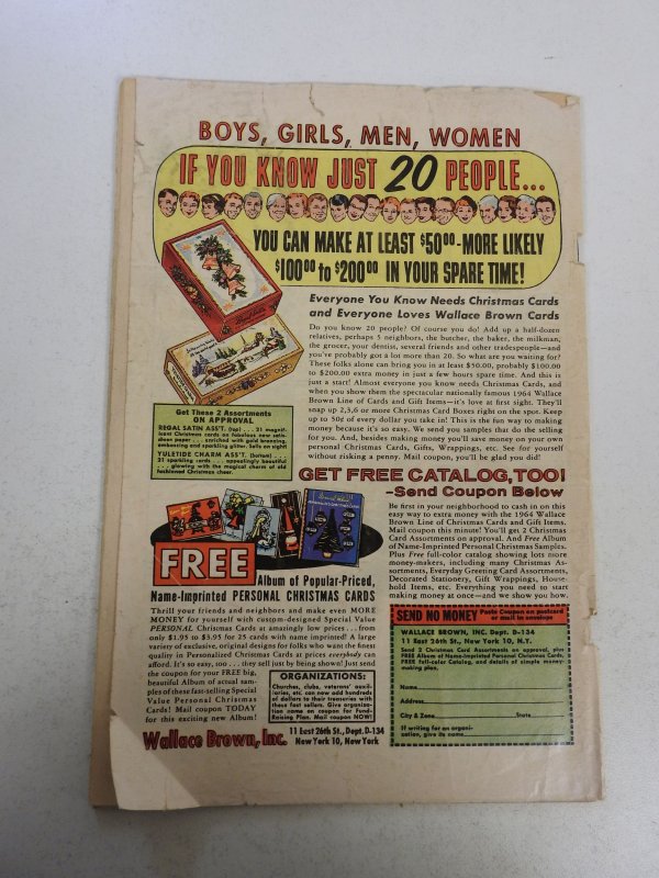 Strange Tales #124 (1964) GD+ Condition moisture stains