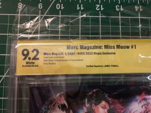 Miss Meow #1 NYCC Virgin Exclusive CBCS 9.2 Signed by Jamie Tyndall