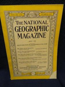 National Geographic Magazine  July 1936 - Book