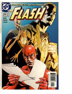 Lot Of 5 Flash DC Comic Books # 213 214 215 216 208 Superman Batman Arrow J266