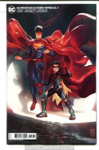 SUPERMAN & ROBIN SPECIAL (2021 DC) #1 VARIANT 1:25 RAFA SARMENTO CARD ST G37239
