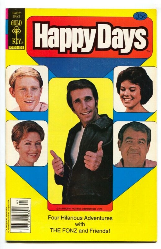 HAPPY DAYS #1 - First ISSUE-HENRY WINKLER-RON HOWARD-COMIC BOOK VF/NM