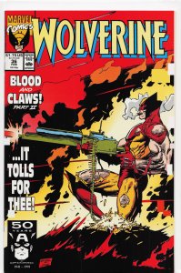 Wolverine #37 Direct Edition (1991) Wolverine