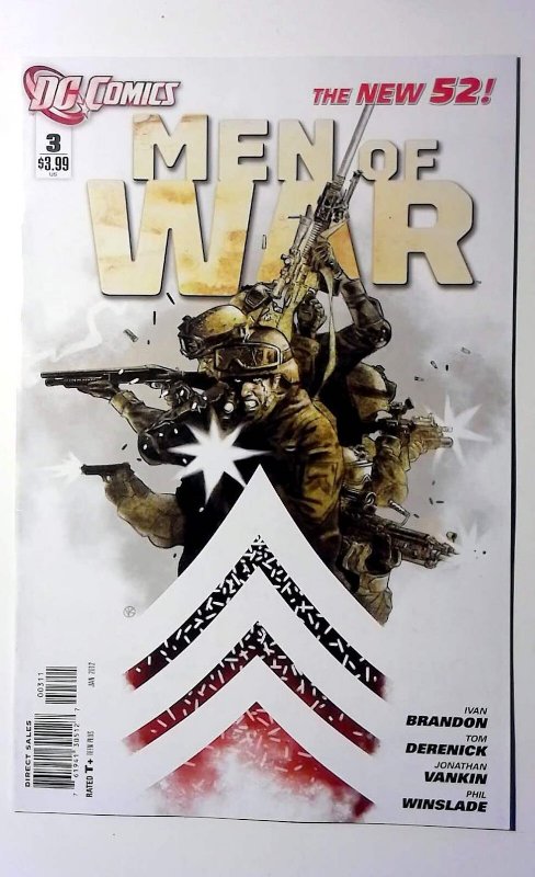 Men of War #4 (2012) DC Comics Sgt. Rock 1st Print Comic Book