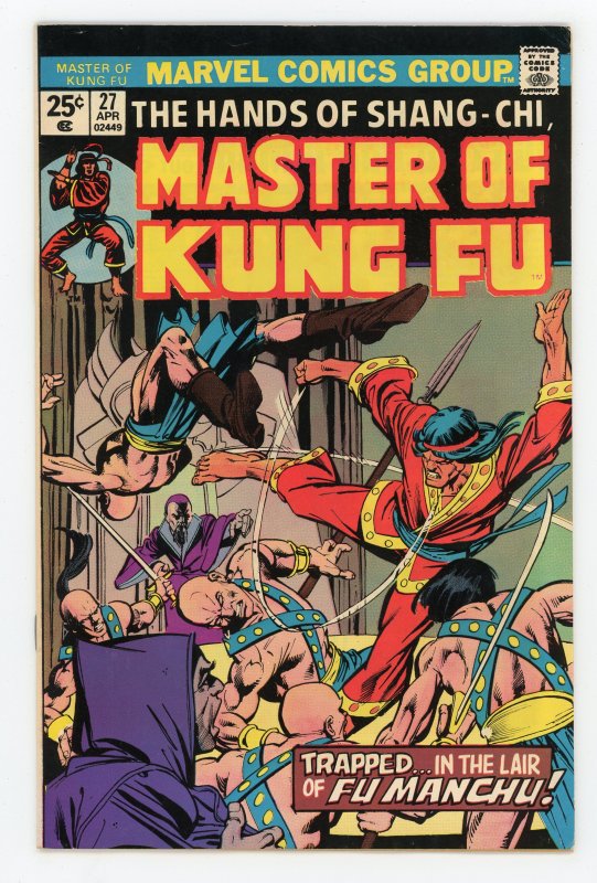 Master of Kung Fu #27 (1974 v1) Doug Moench John Buscema NM-
