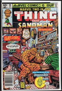 Marvel Two-in-One #86 (1982) The Thing