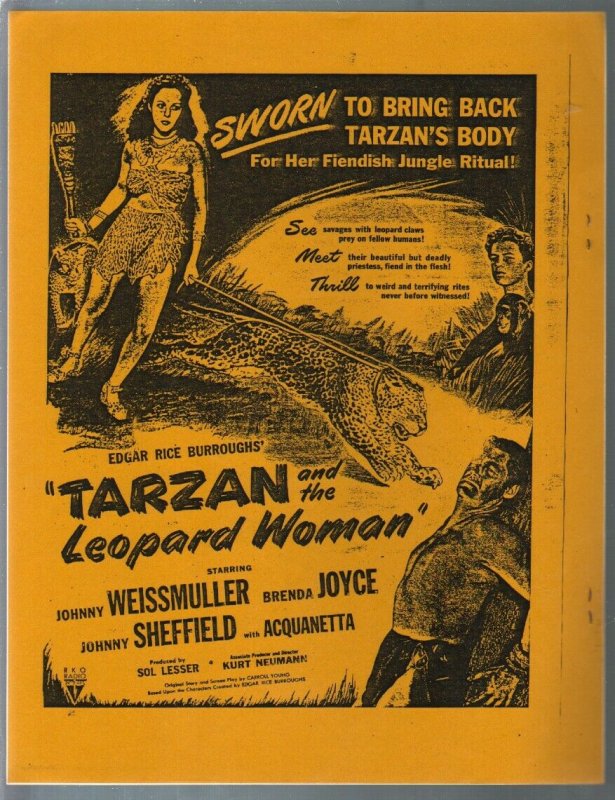 Edgar Rice Burroughs News Dateline #20 1985-Tarzan-ERB-pix-info-ads-VF