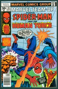 Marvel Team-Up 61 VF- 7.5 Human Torch Marvel 1977