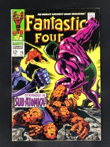 Fantastic Four #76 (1968) GD 2nd Appearance of Psycho-Man