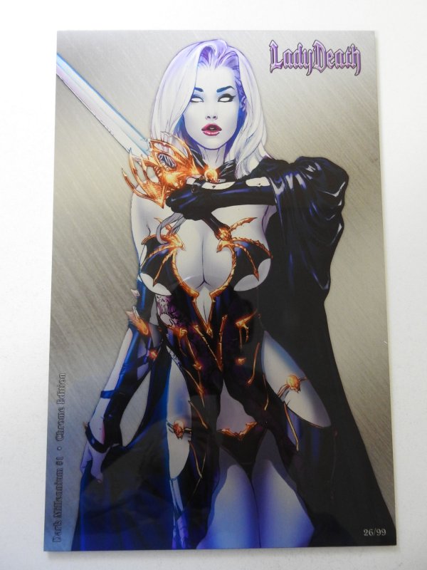 Lady Death Dark Millennium #1 Chrome Edition NM Condition! Metal Cover!