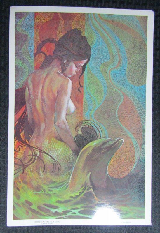 1978 NEW ROMANTIC ART PORTFOLIO 12x18 Print FN+ 6.5 Mistress of Sea by Anderson