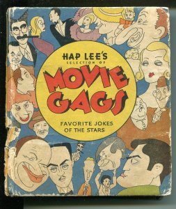 HAP LEE'S MOVIE GAGS #1145 1935-WHITMAN-BIG LITTLE BOOK-MOVIE STARS-good/vg