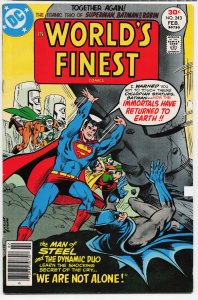 World's Finest Comics #243 (1977) Superman and Batman
