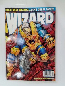 Wizard: The Comics Magazine #81 b Wizard (1998) Cable Cover
