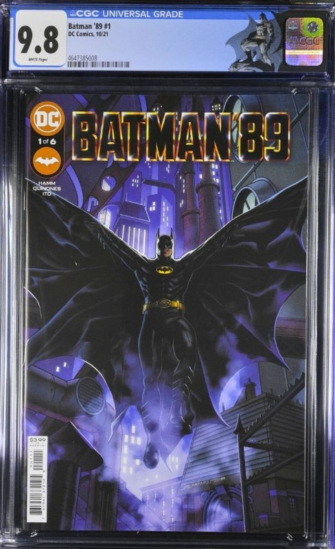 BATMAN '89 #1 CGC 9.8 ? JOE QUINONES CVR A 1ST APP ROBIN CUSTOM LABEL KEY ISSUE