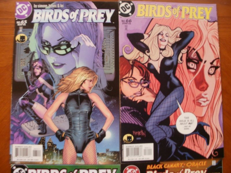 4 DC Comic: BIRDS OF PREY #65 Sensei #66 Student #82 Long Count #4 Oracle Canary