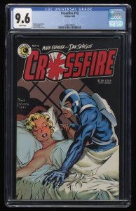 Crossfire #12 CGC NM+ 9.6 White Pages Classic Dave Stephens Cover!