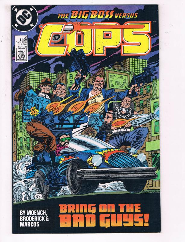 Cops #2 VF DC Comics Comic Book Sept 1988 DE22