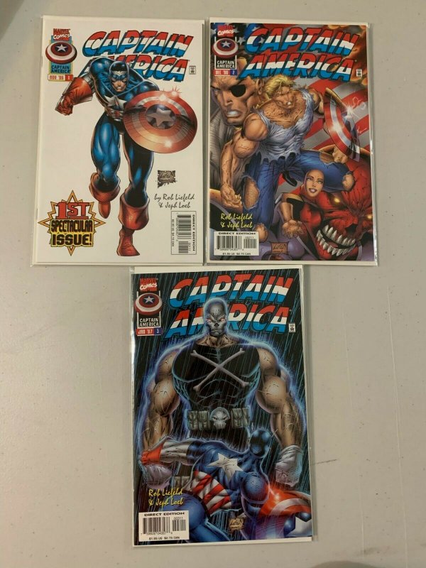 Captain America 1 2 3 Nm Run 1st Appearance Rikki Barnes 1996 Marvel Comics Comic Books 8466