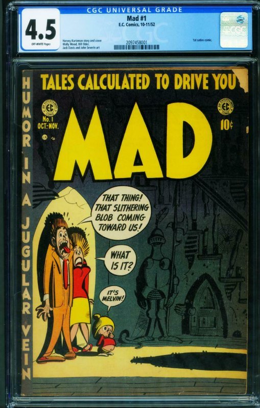 MAD #1-1952-CGC 4.5-HARVEY KURTZMAN-First issue-2097458001