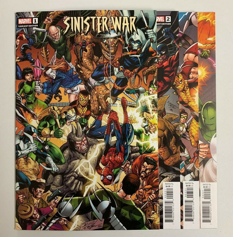 Sinister War #1-4 Set (Marvel 2021) 1 2 3 4  Bagley Connecting Variants (9.2+) 