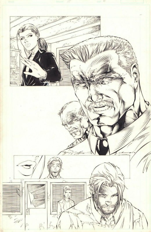 Witchblade #15 p.4 - Splash - 1997 art by Michael Turner 