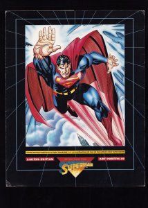 1993 Better Than Ever SUPERMAN Limited Edition Art Portfolio 11x14 w/ 8 Prints