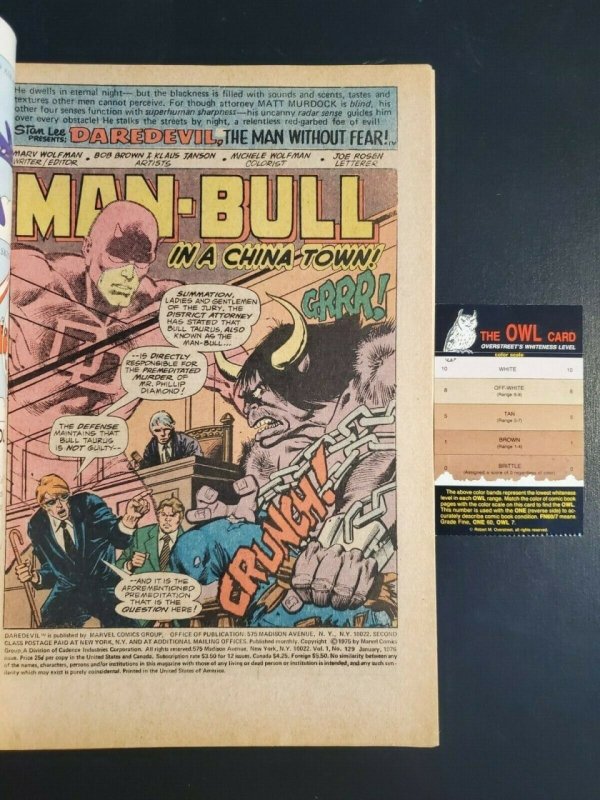 Daredevil #129 (1975) VF/NM 9.0 |