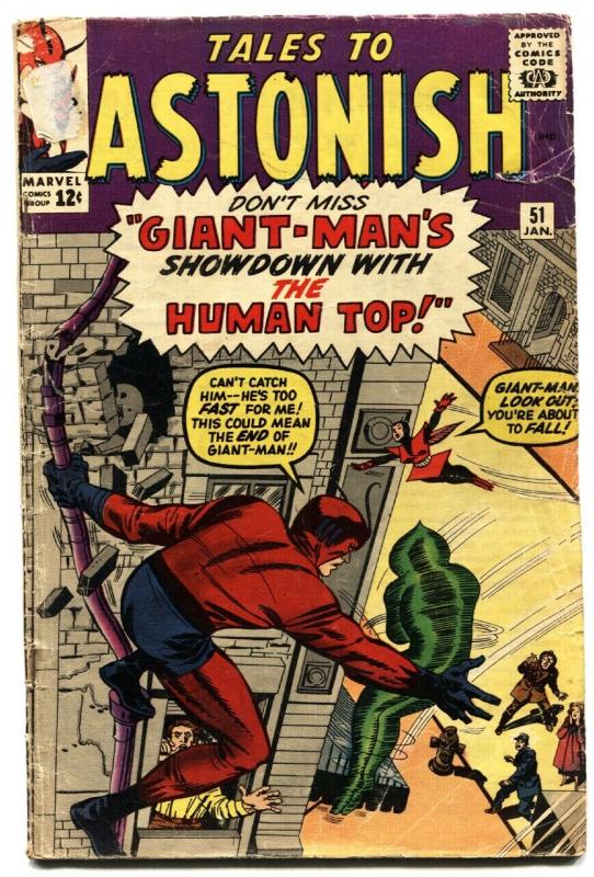 Tales to Astonish #51-WASP-GIANT-MAN-1964-Jack Kirby - Marvel G/VG