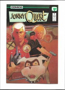Jonny Quest #11 (1987) Bill Sienkiewicz Cover