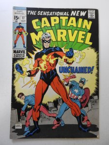 Captain Marvel #17 (1969) VG/FN Condition!