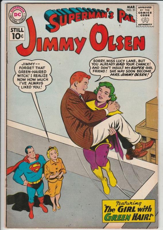 Superman's Pal Jimmy Olsen #51 (Mar-61) FN+ Mid-High-Grade Jimmy Olsen