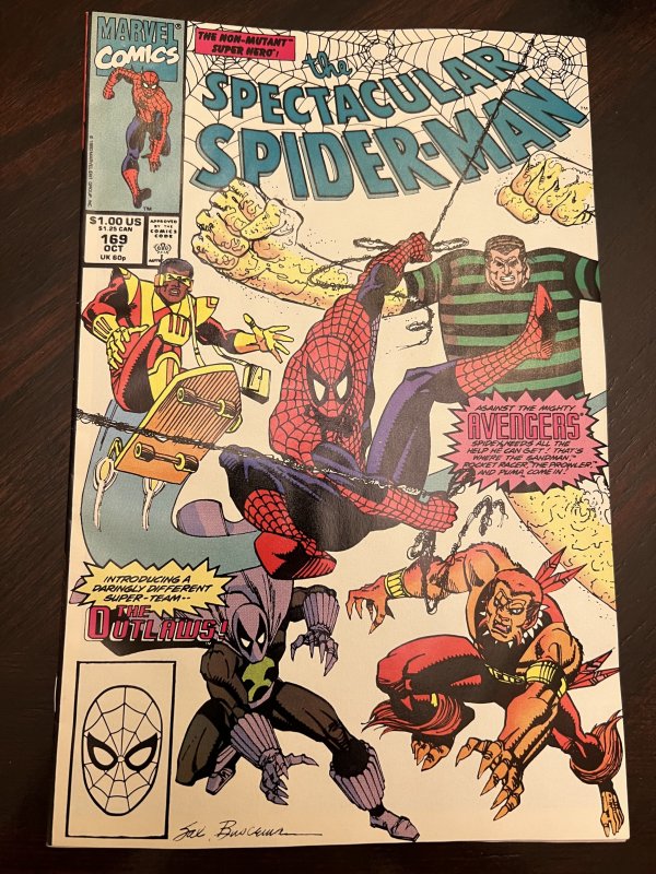 The Spectacular Spider-Man #169 Direct Edition (1990) - NM