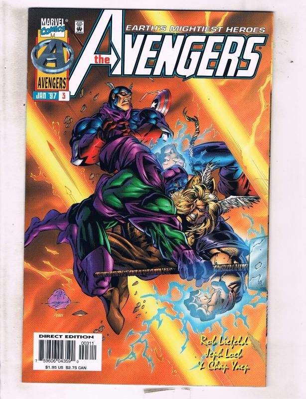 Lot Of 9 Avengers Marvel Comics # 1 (2) 2 3 4 5 6 7 8 Hulk Thor Iron Man TW50