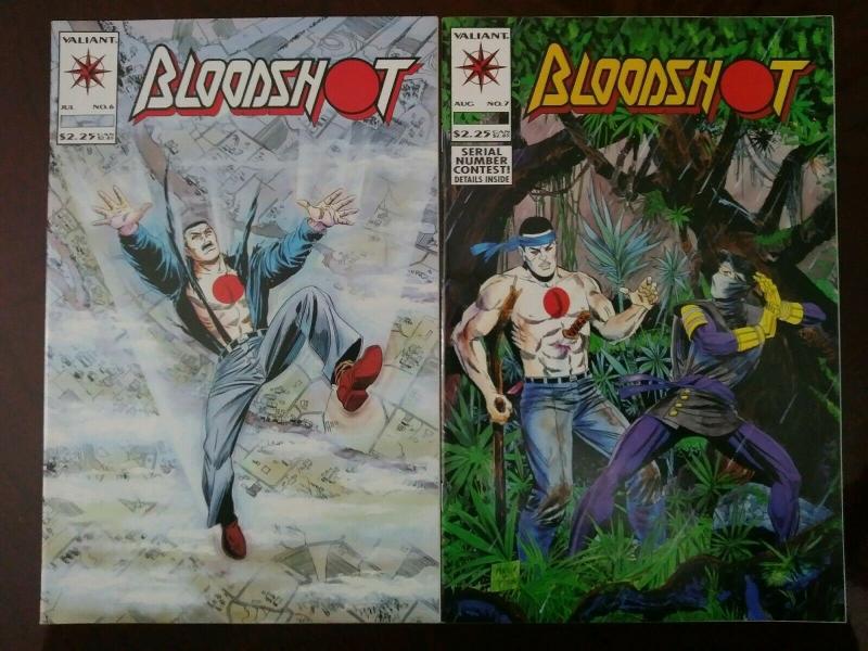 Bloodshot (1993) #6 & 7 - 1st app Ninjak set