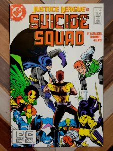 SUICIDE SQUAD #13 (DC 1988) Batman, Manhunter & JLI / Steve Leialoha Cover