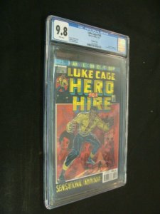 Luke Cage #166 Lenticular Cover Graded CGC 9.8 Marvel Hero for Hire #1 