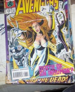 Avengers # 376 Jul 1994, Marvel INHUMANS CRYSTAL QUICKSILVER THOR CAPTAIN AMERI