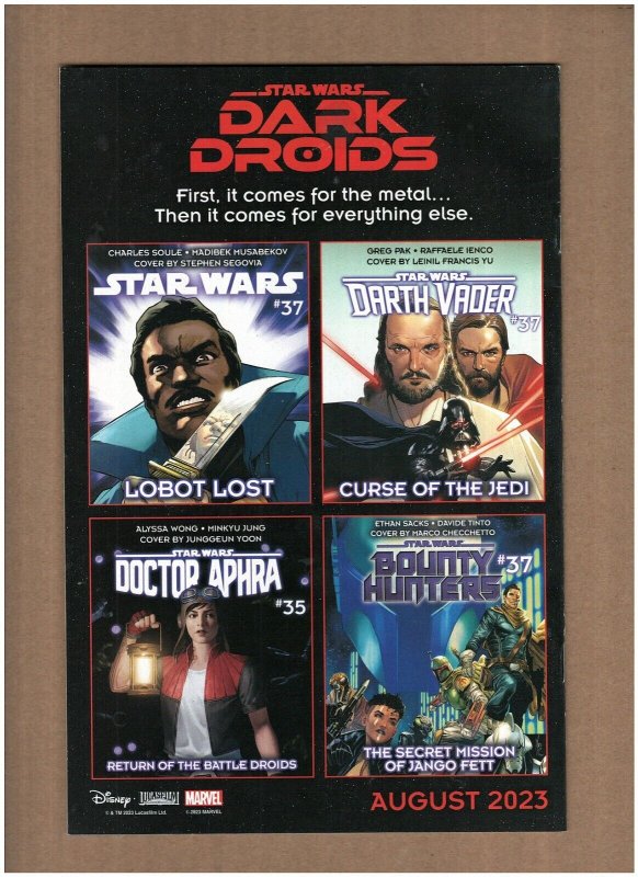 Star Wars Yoda #9 Marvel Comics 2023 NM- 9.2