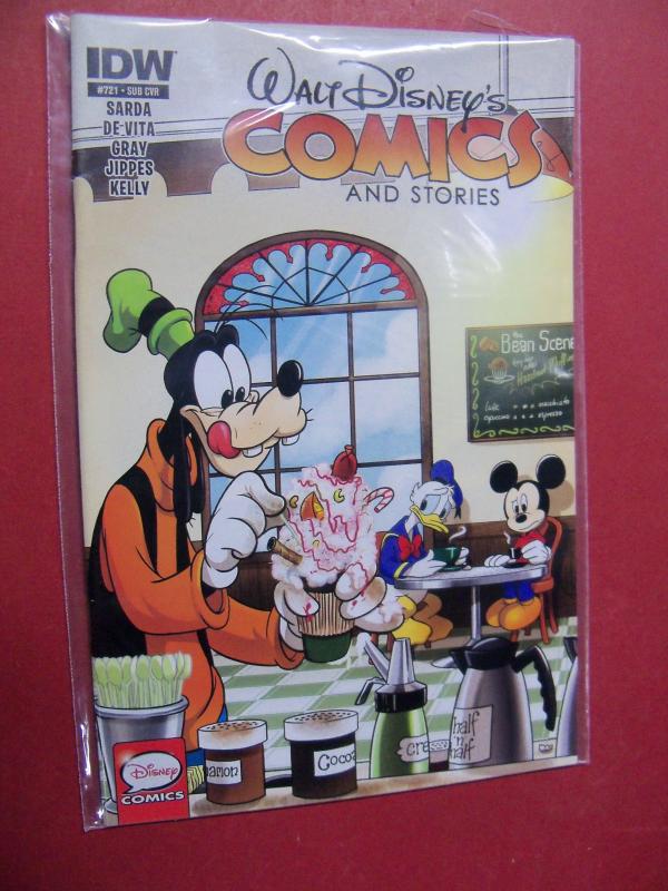 WALT DISNEY'S COMICS & STORIES #721  FIRST PRINT  SUBSCRIPTION  VARIANT COVER